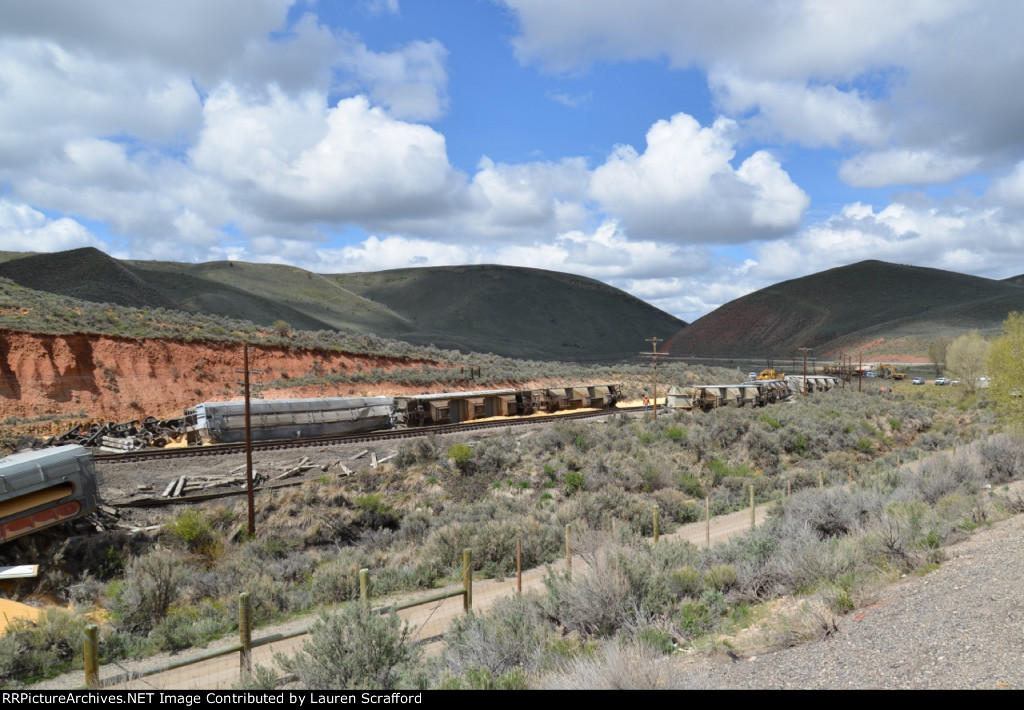 UP Derailment near Sage, Wyoming